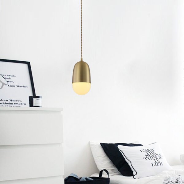 21624757503_1436092545 Simple all-brass single-head chandelier