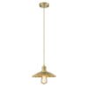 Scandinavian Tea Room Brass Lamp