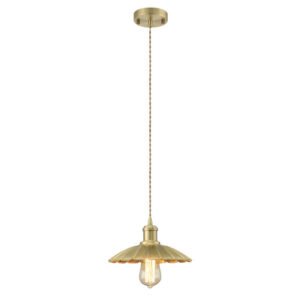 Scandinavian Tea Room Brass Lamp