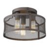 Creative dining room kitchen round industrial style ceiling light