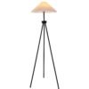 Floor Lamp Living Room Bedroom Bedside  Tripod Pleated