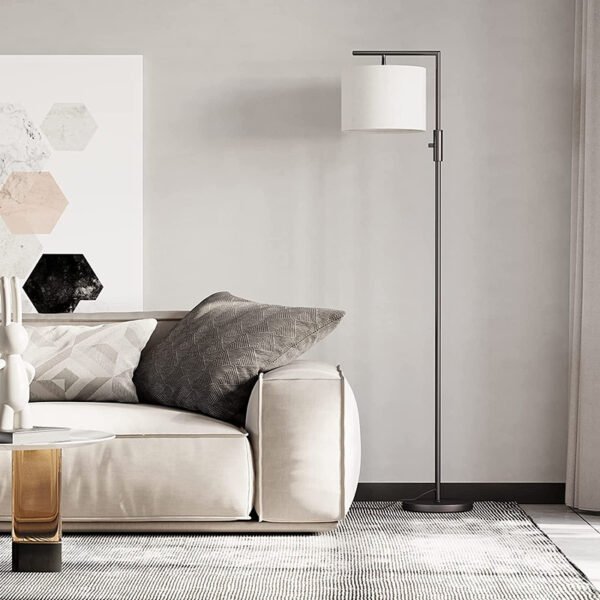 Bedroom Study Decorative Fabric Floor Lamp