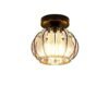 Crystal Single Head Iron Ceiling Light Decorative Lamps and Light Fixtures