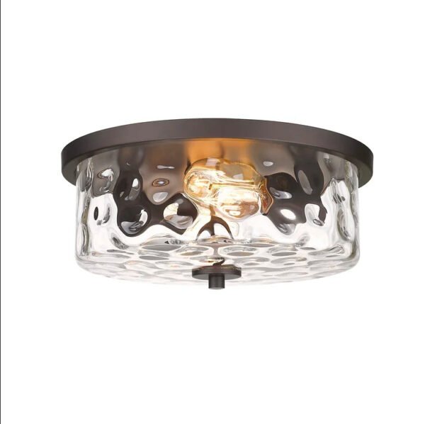 O1CN01sZu59i1lBkMVnARQU_!!2214162714781-0-cib Rustic Vintage Ceiling Light LED Clear Glass Stone Pattern