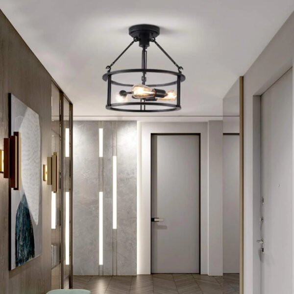 Iron ceiling light 3 heads