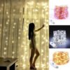 S4706bf76d20e4eb59c8b38017f342dbd9 Led Fairy Lights Copper Wire String 1/2/5/10M Holiday Outdoor Lamp Garland For Christmas Tree Wedding Party Decoration