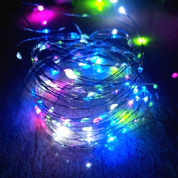 S707a56f7307d4e5fbc6dd5c7ea6e84538 Led Fairy Lights Copper Wire String 1/2/5/10M Holiday Outdoor Lamp Garland For Christmas Tree Wedding Party Decoration